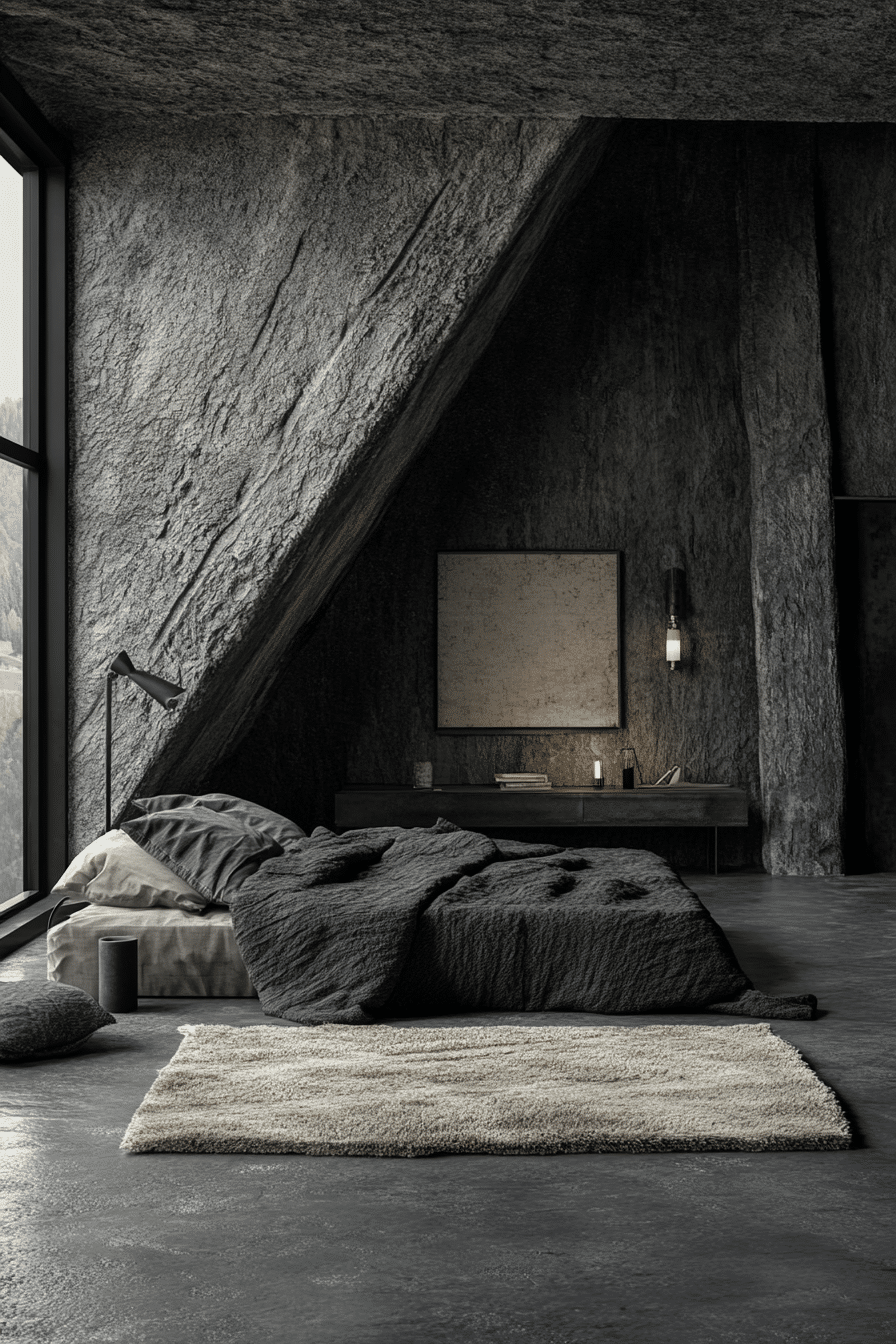 Structured Slate Bedroom 1