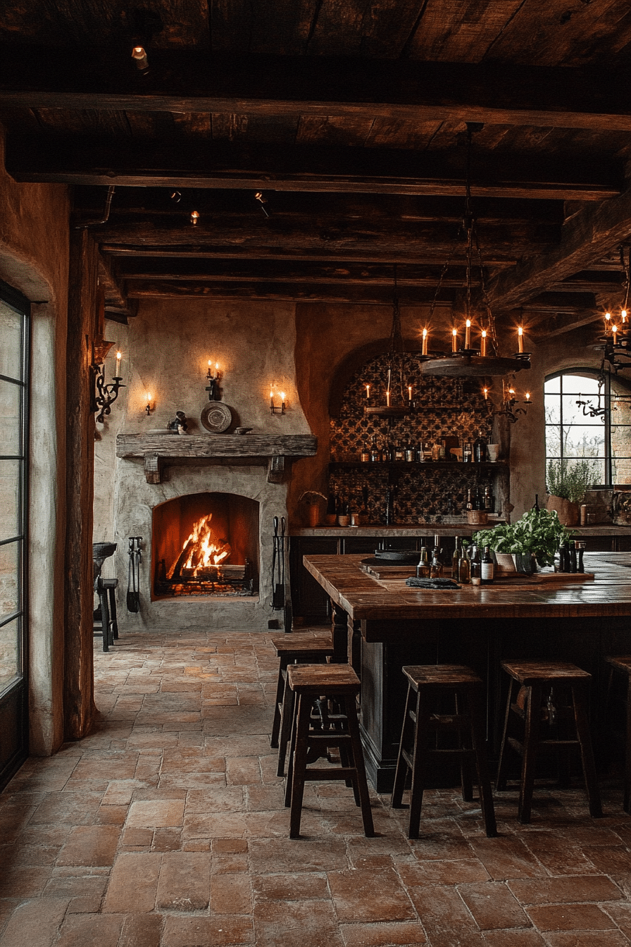 Tuscan Vintage Kitchen Design 1