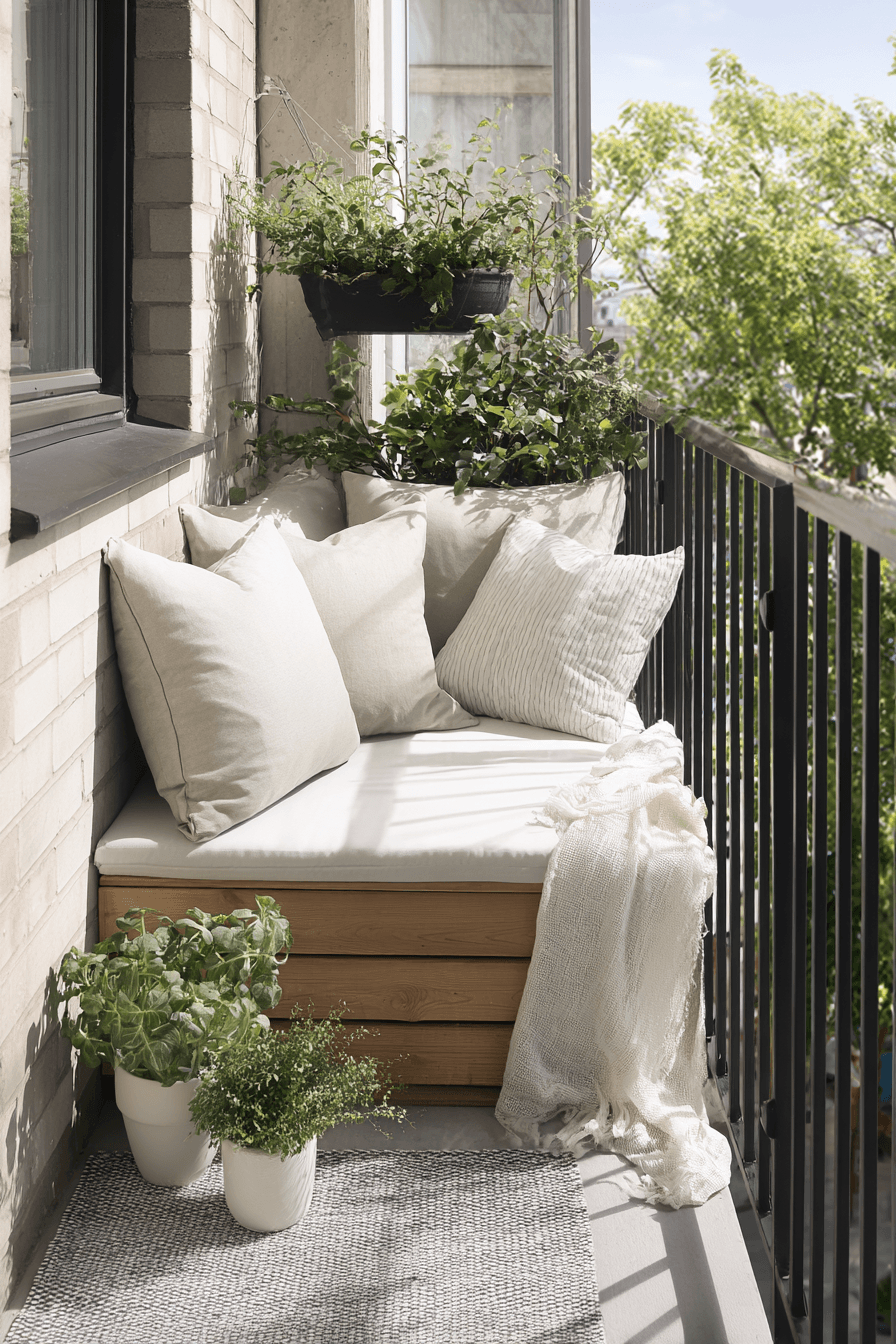 1 cozy relaxing balcony escape
