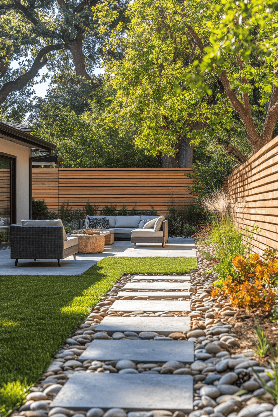 1 modern horizontal fence flow