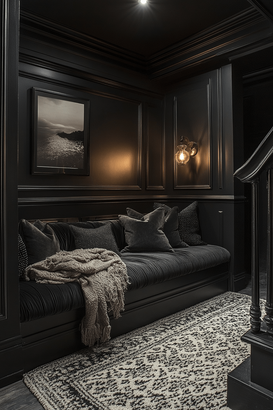 1 moody basement lounge space