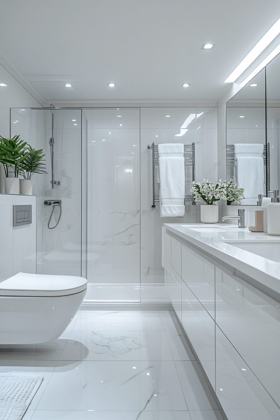 10 bright white pure space