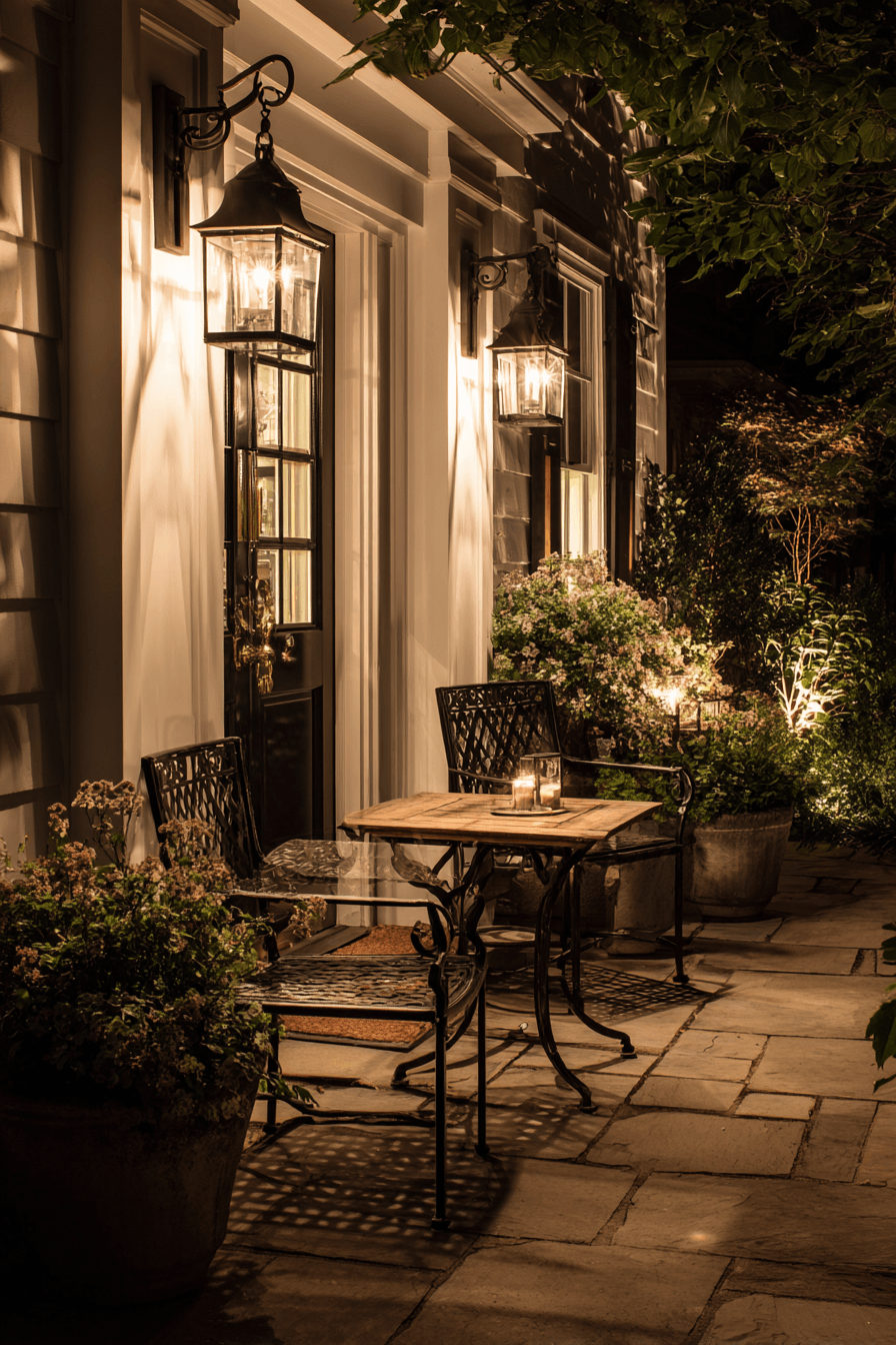 10 evening lit porch style