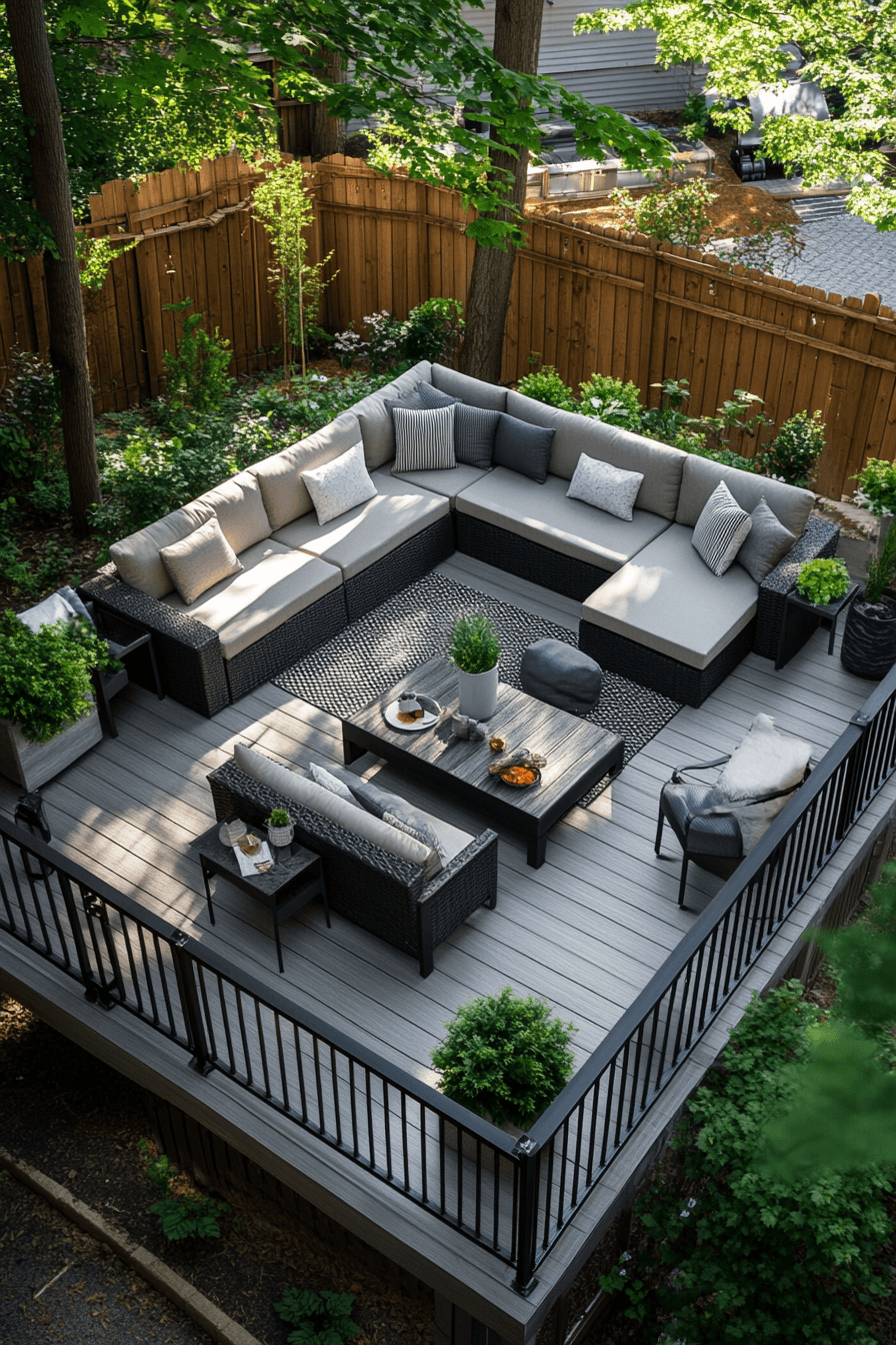 11 contemporary deck living design