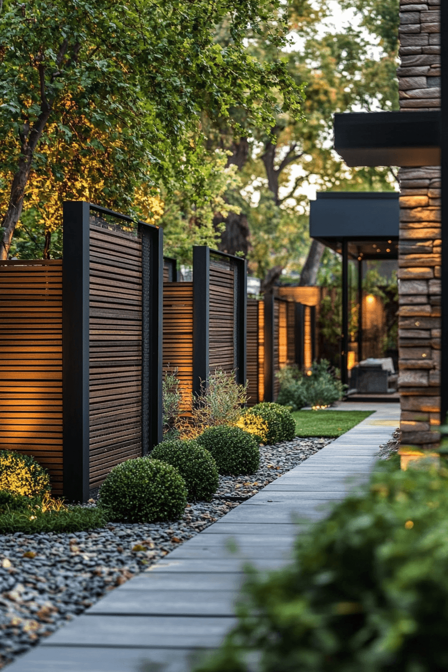 11 mixed texture fence layers