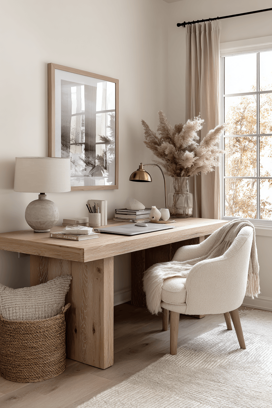 11 neutral calm office design