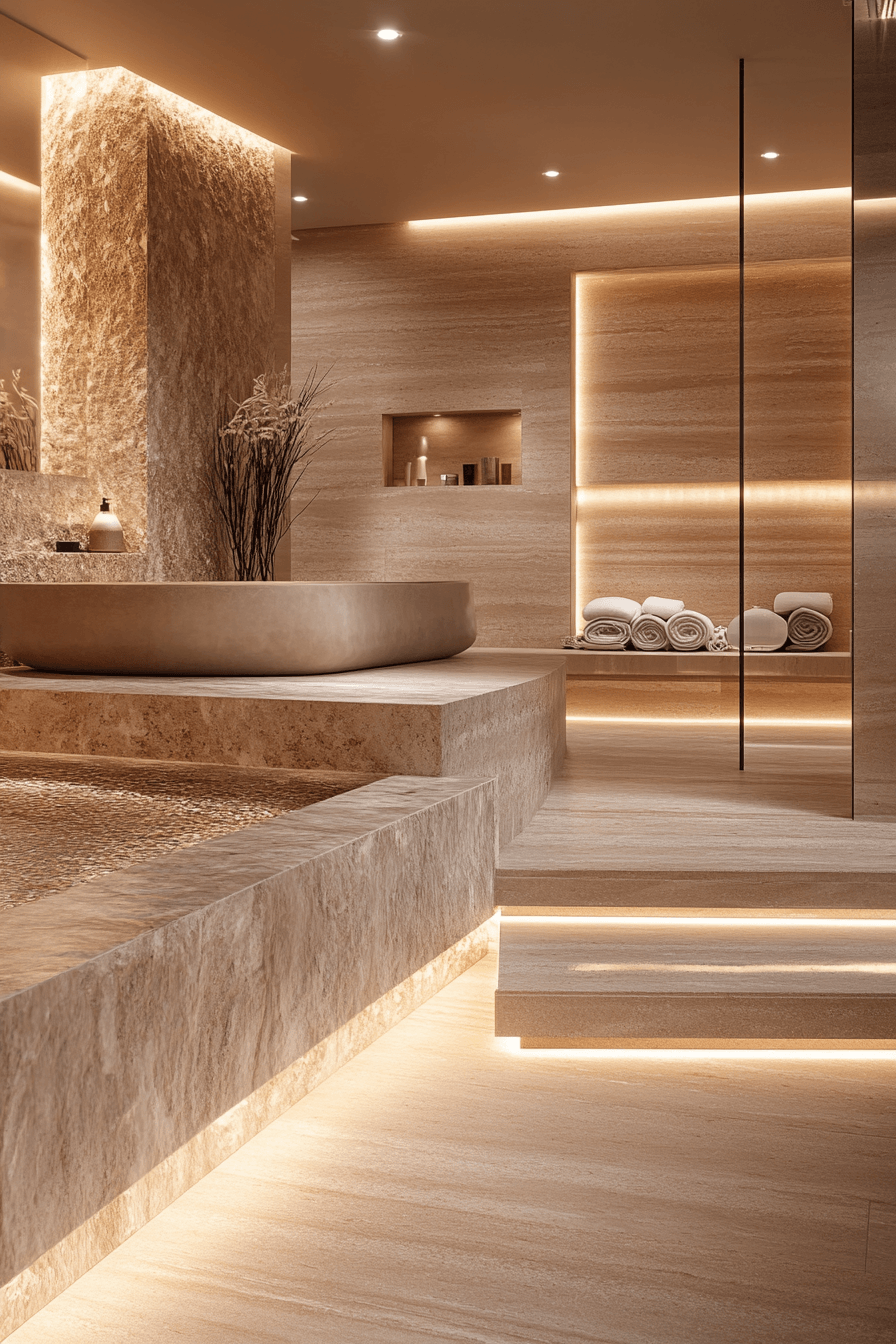 12 ambient layered light bath