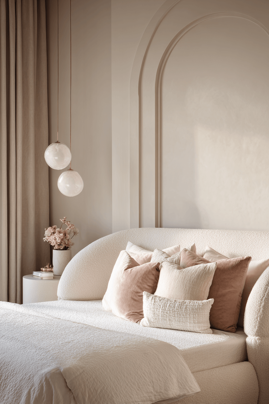 12 curved soft modern retreat