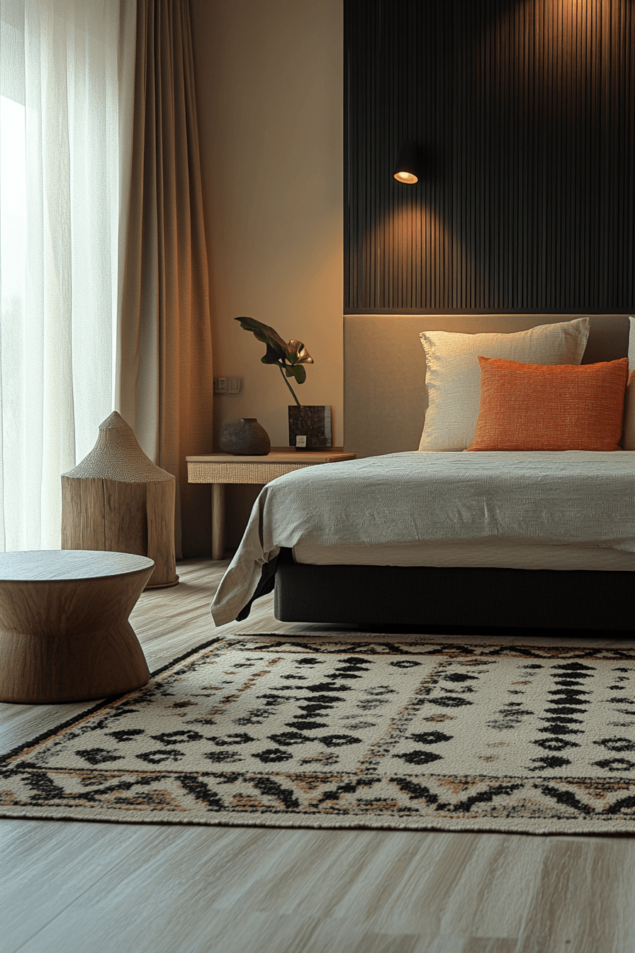 12 geometric bedroom pattern focus