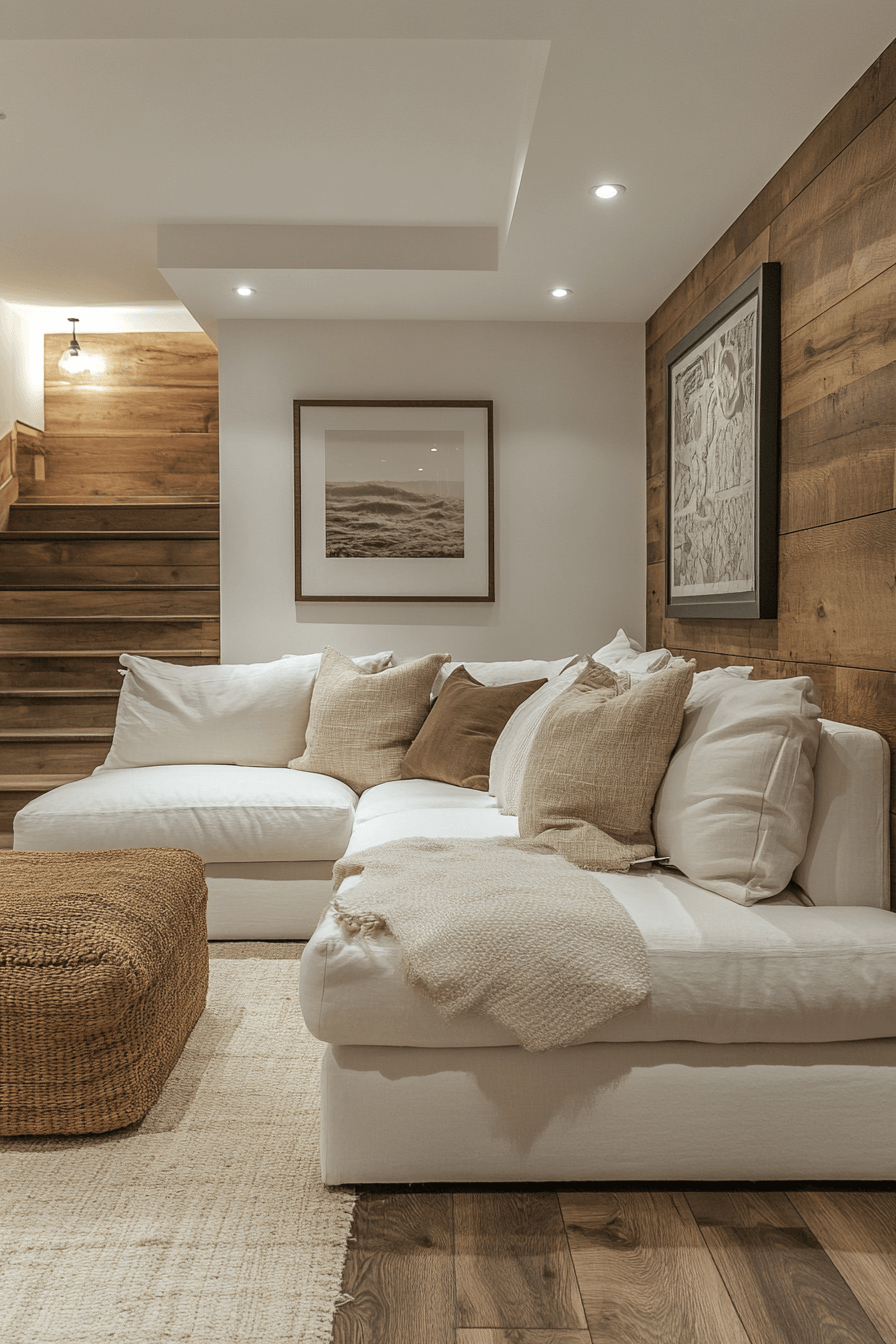 12 minimal clean basement layout