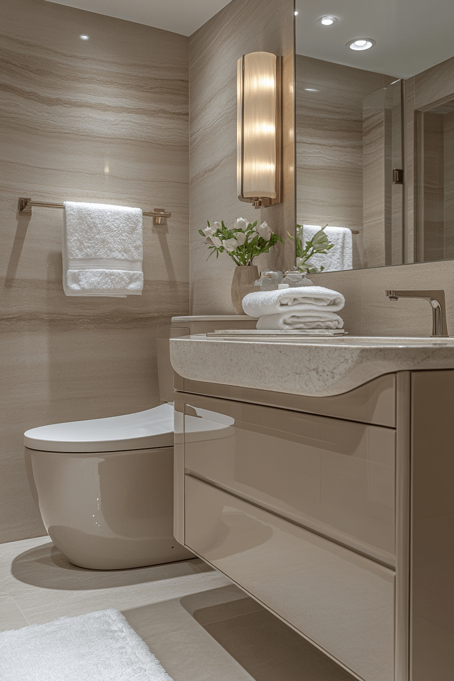 12 sculptural vanity luxe room