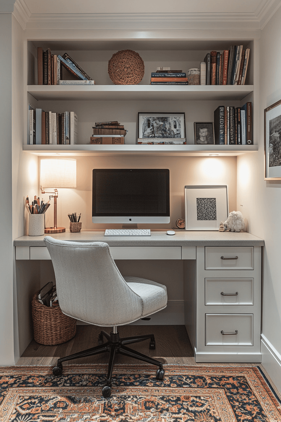 13 integrated workspace design idea