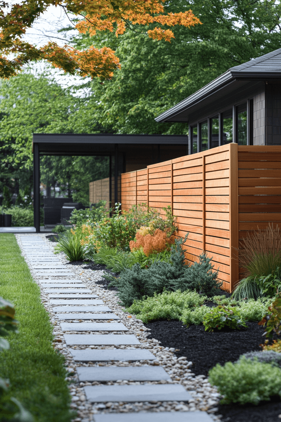 13 natural cedar fence warmth