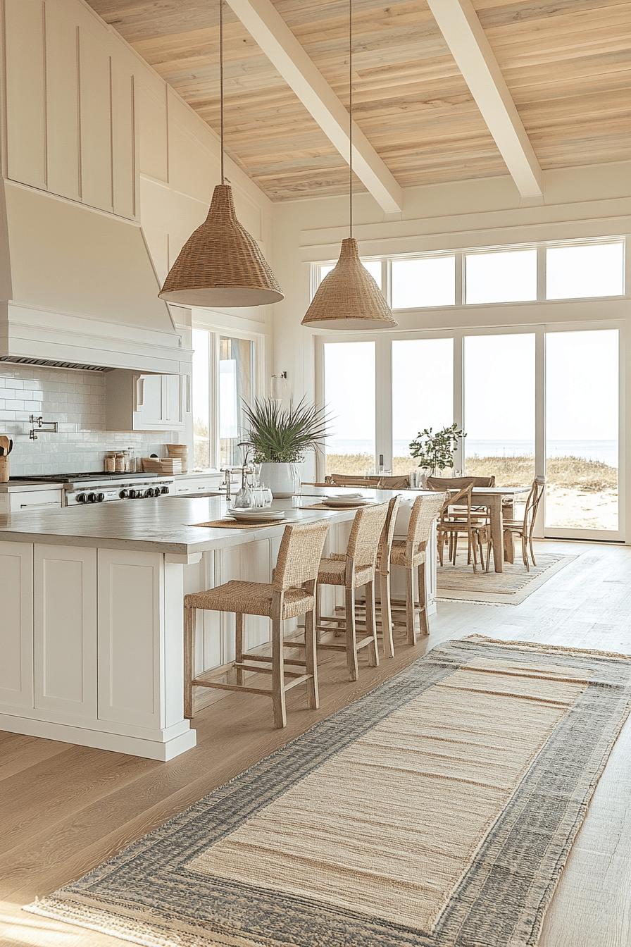 14 connected living coastal kitchen