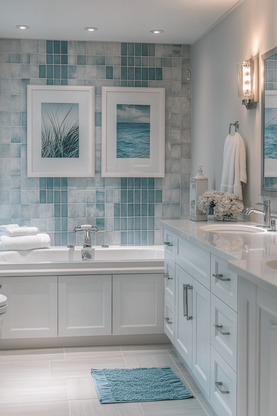 14 cool blue contrast room