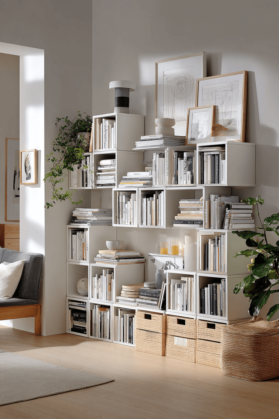 14 expandable shelf unit design