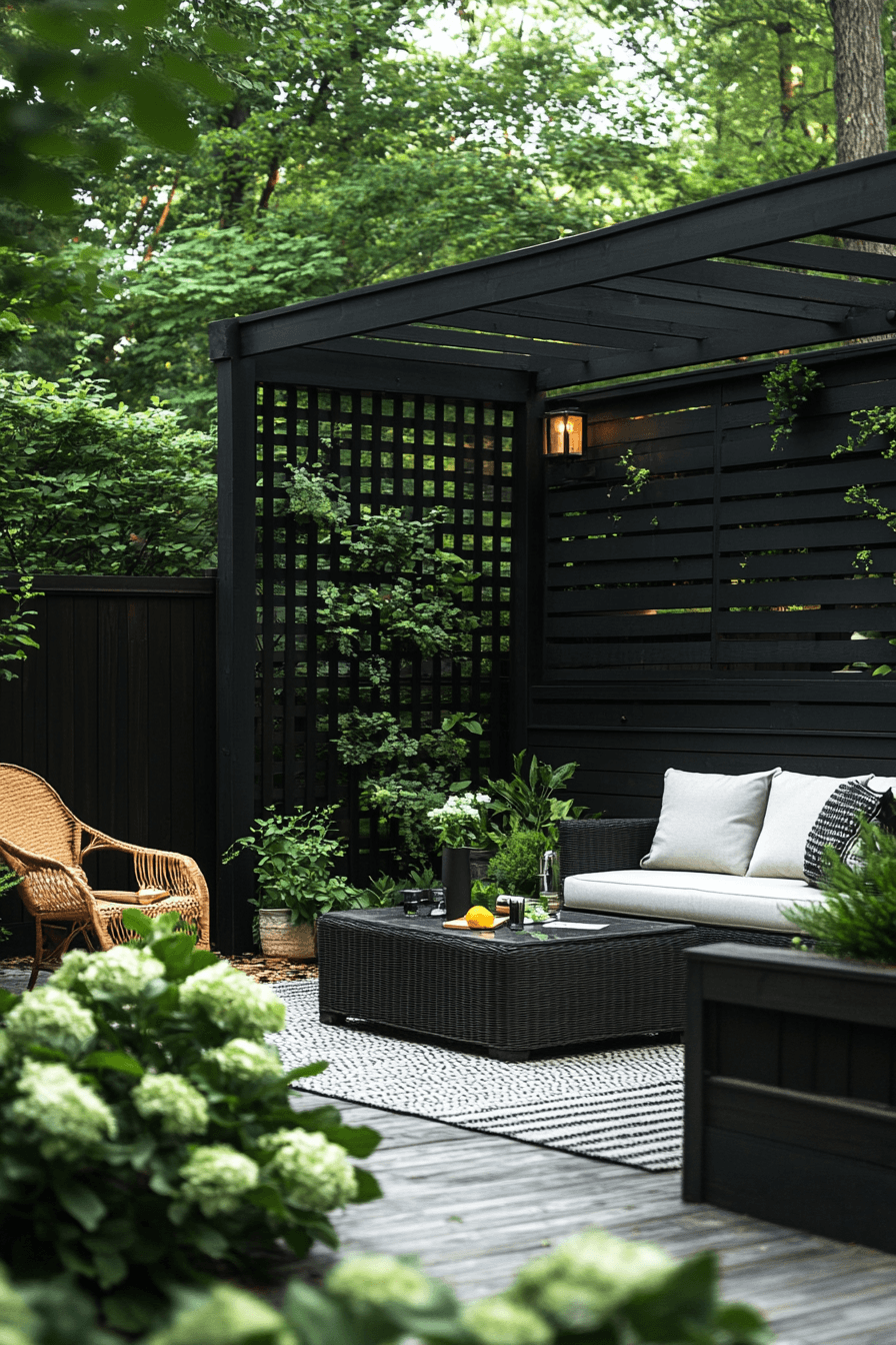 14 rich stained wood finish