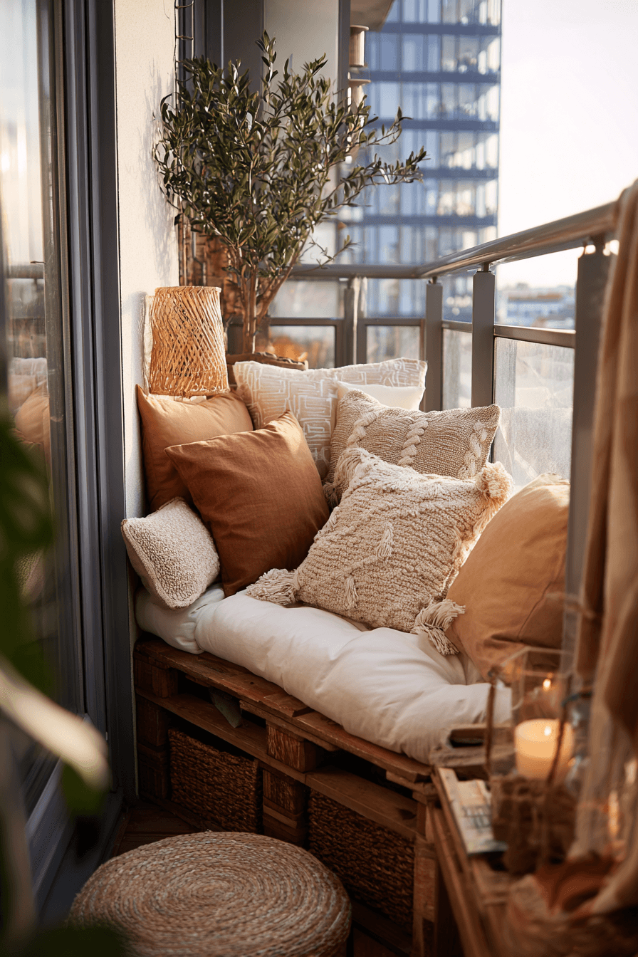 14 snug warm balcony corner