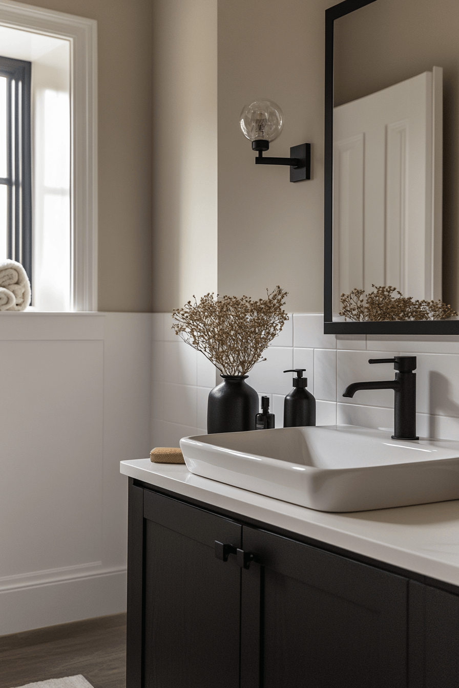 15 dramatic contrast styled interior