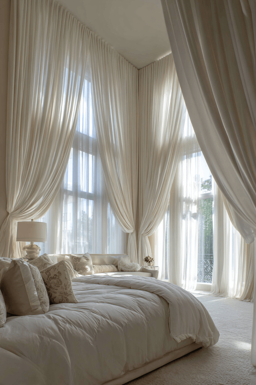 15 dramatic floor draping elegance