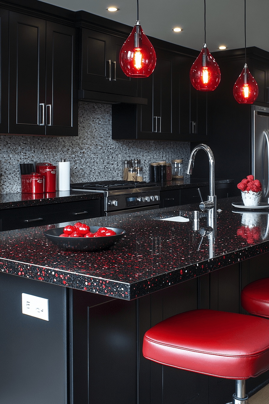 15 ruby bold accent granite