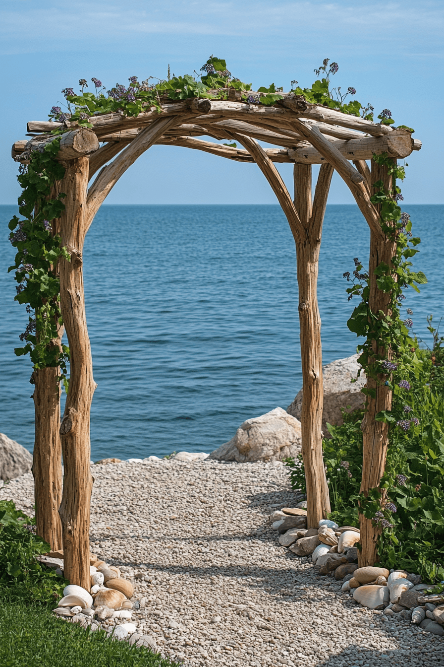 15 seaside inspired garden arbors