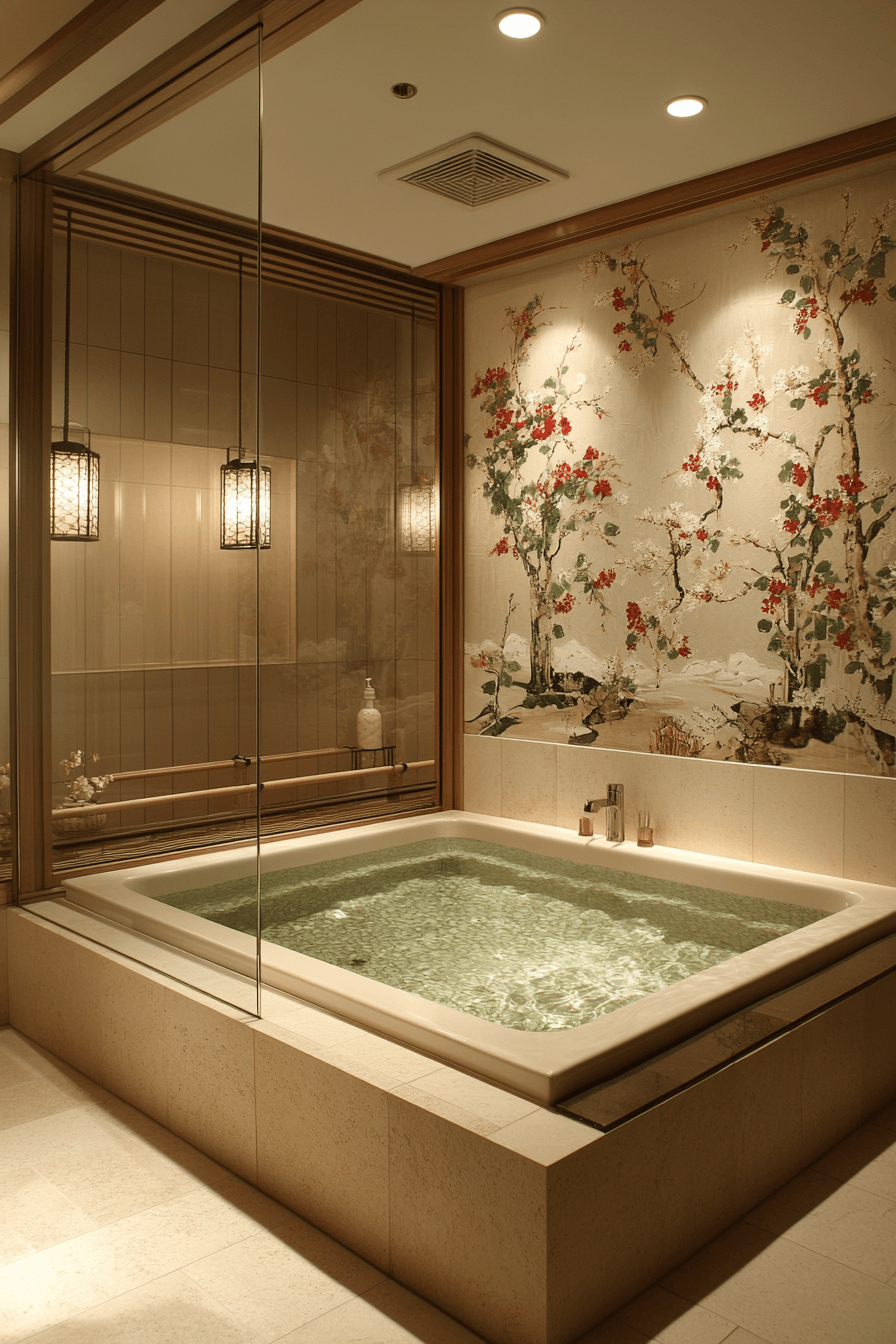 15 warm lantern glow space