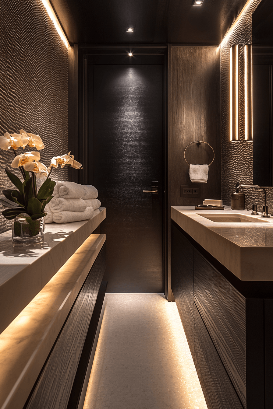 16 layered light bathroom glow