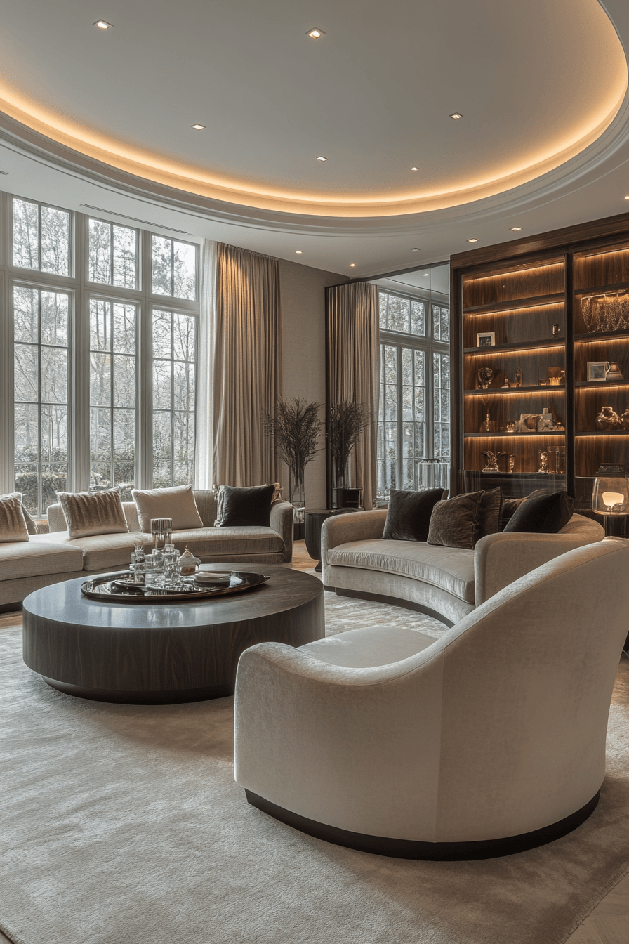 16 social seating layout design