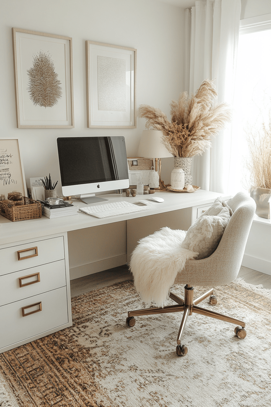 17 polished compact office corner