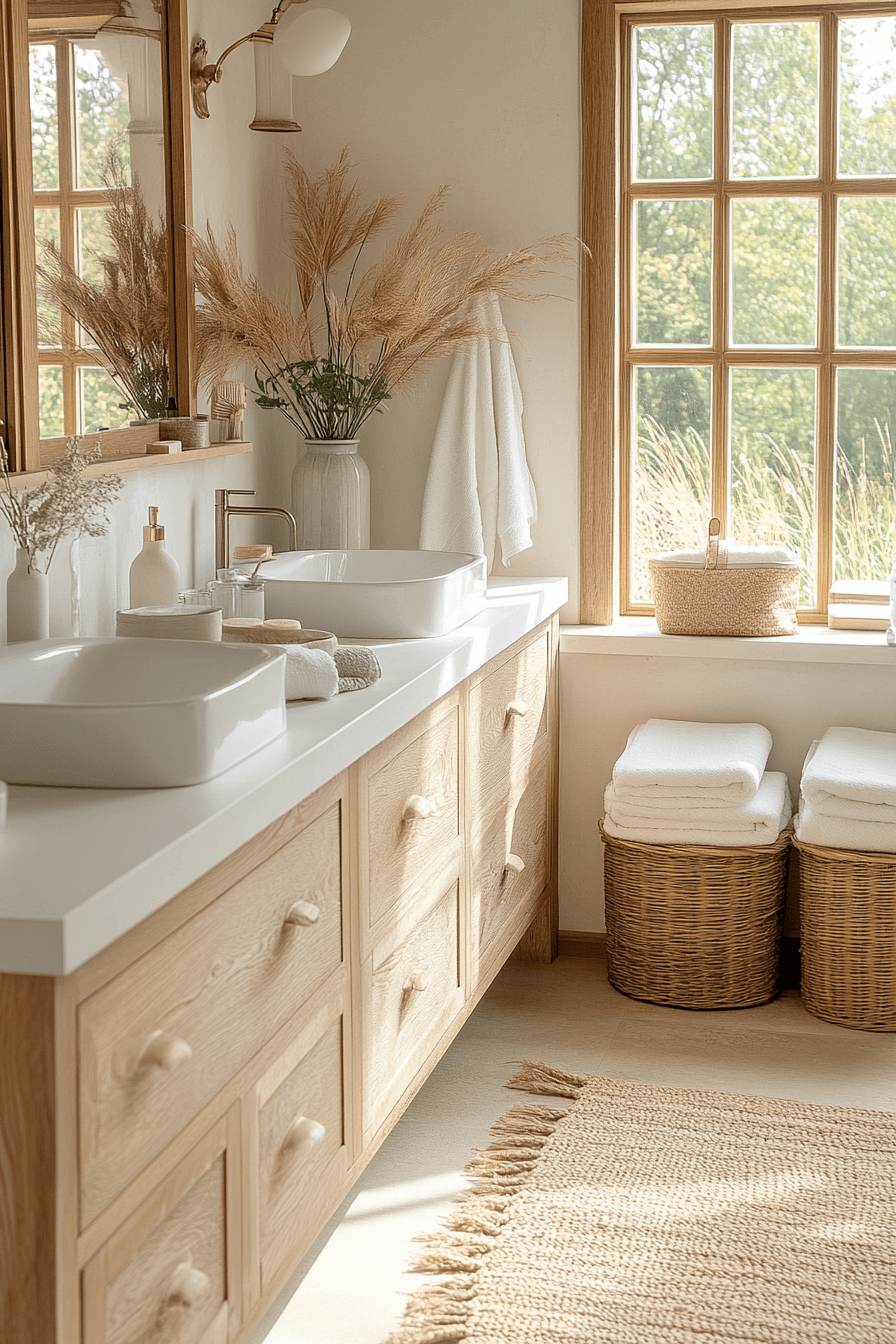 17 subtle contrast bath design