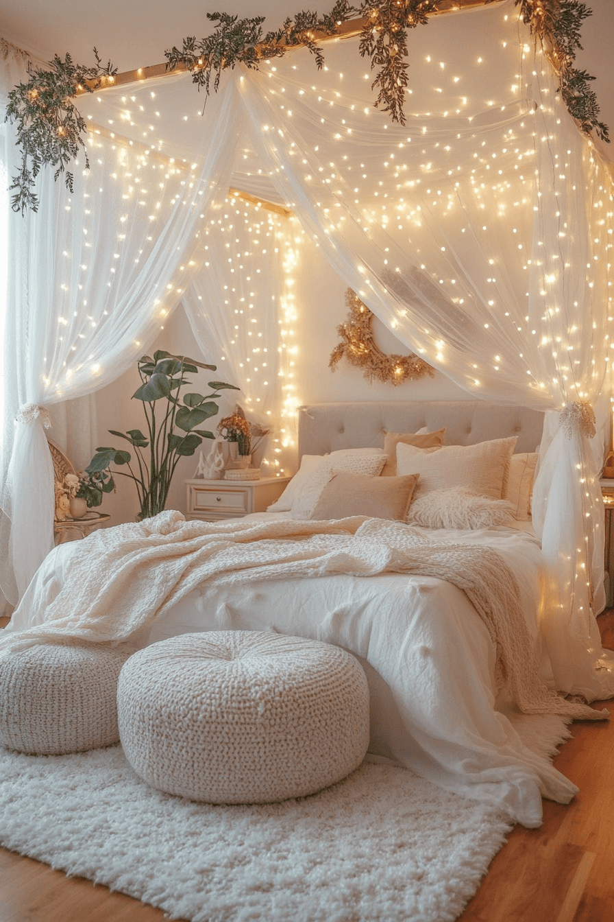 18 dreamy draped canopy bedroom