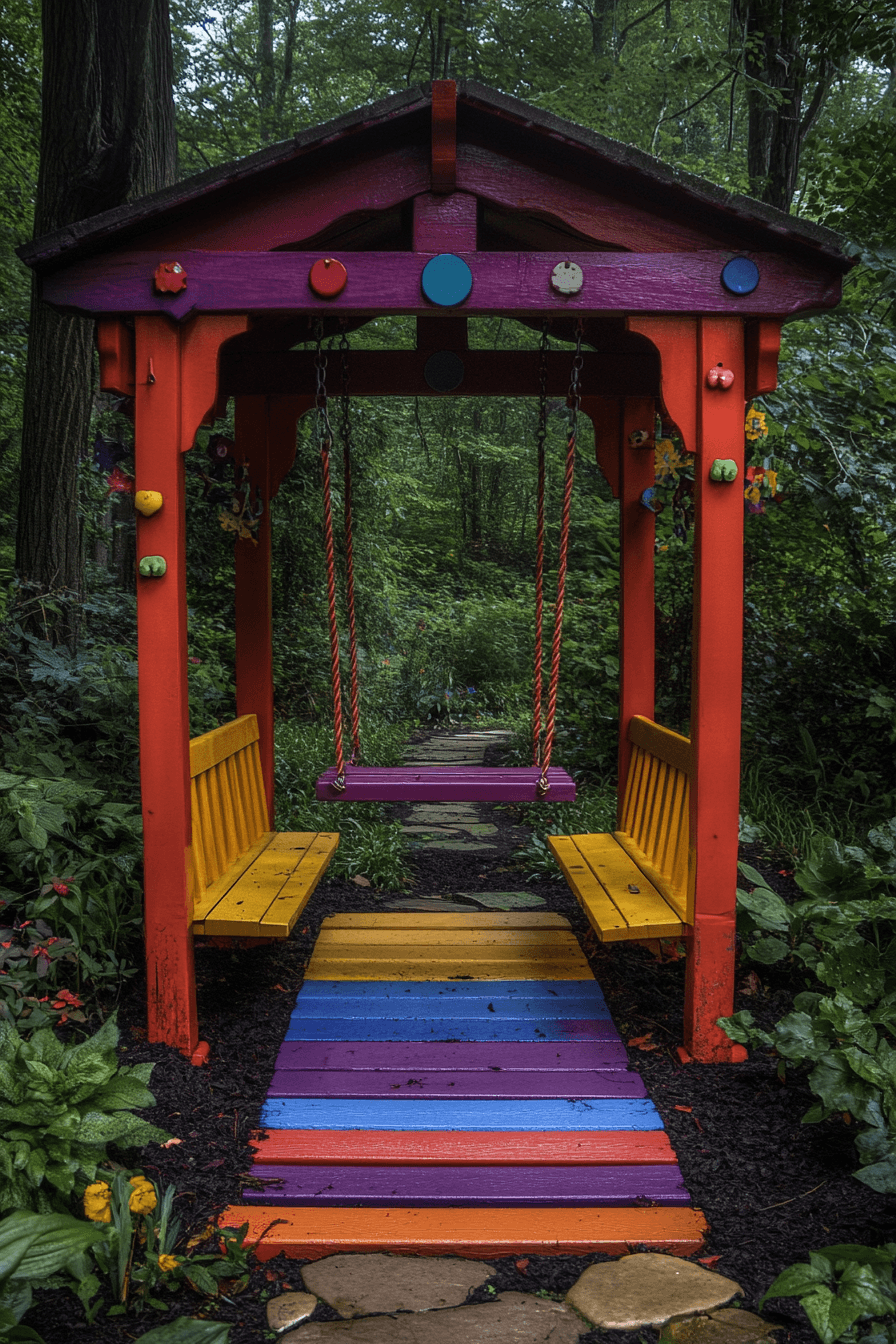 18 playful family garden arbors