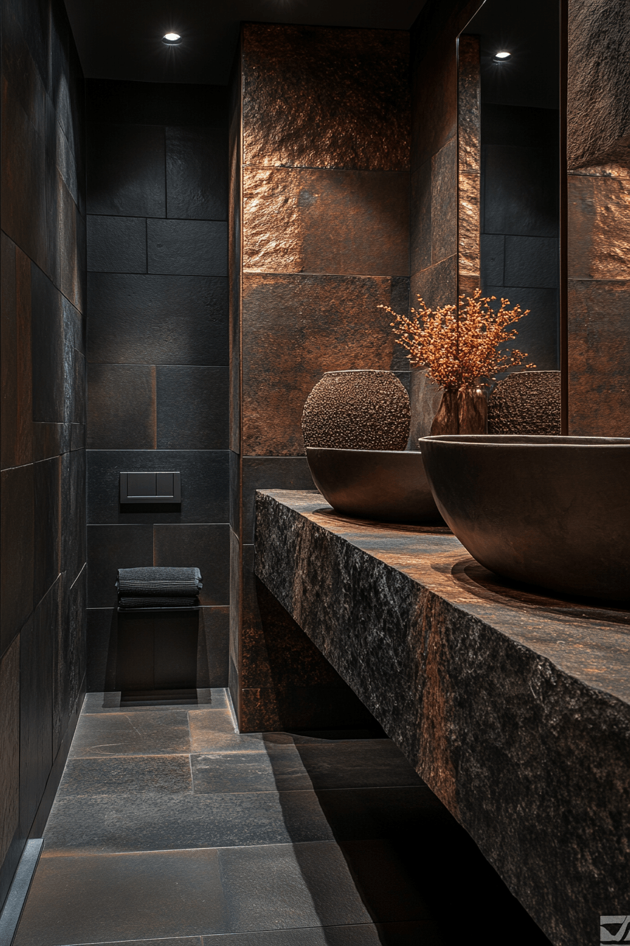 19 bold stone bath design