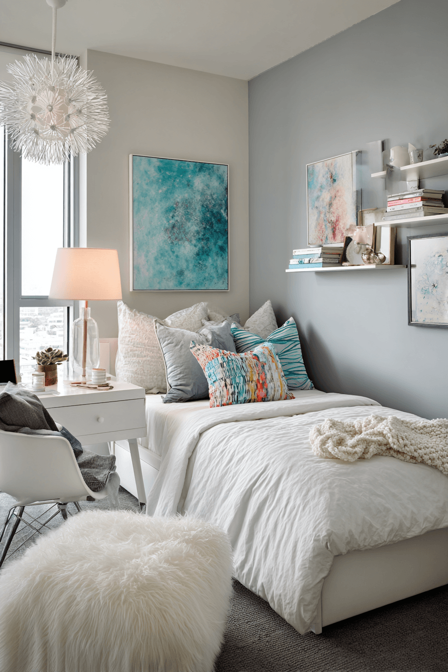 19 bright energetic teen space