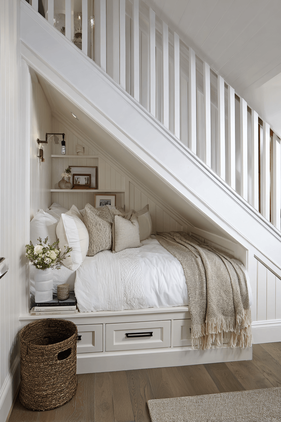 19 cozy stair nook escape