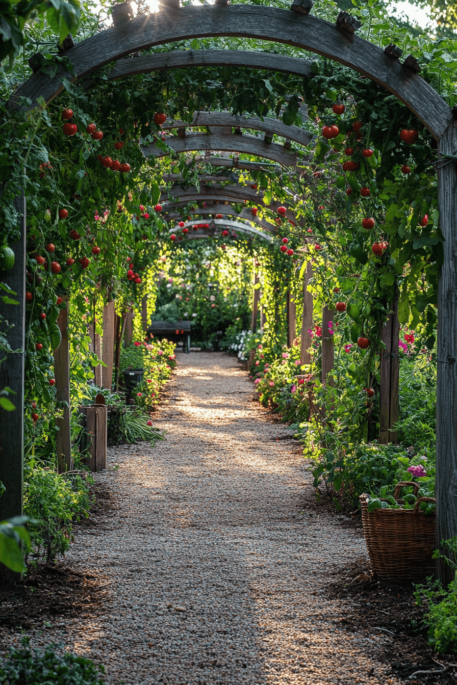 19 edible climbing garden arbors