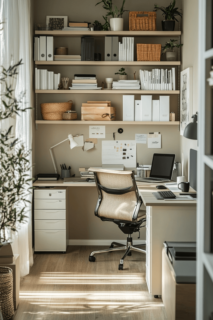 19 vertical smart storage setup