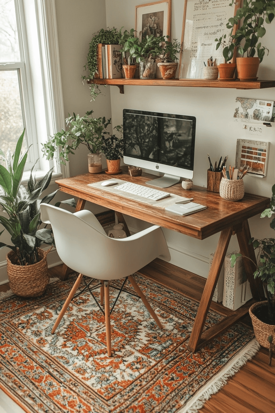 2 inviting compact desk nook