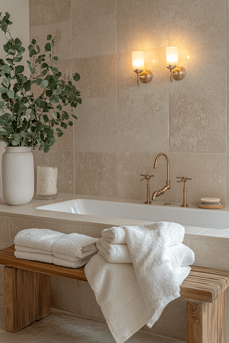 2 relaxed spa mood bathroom