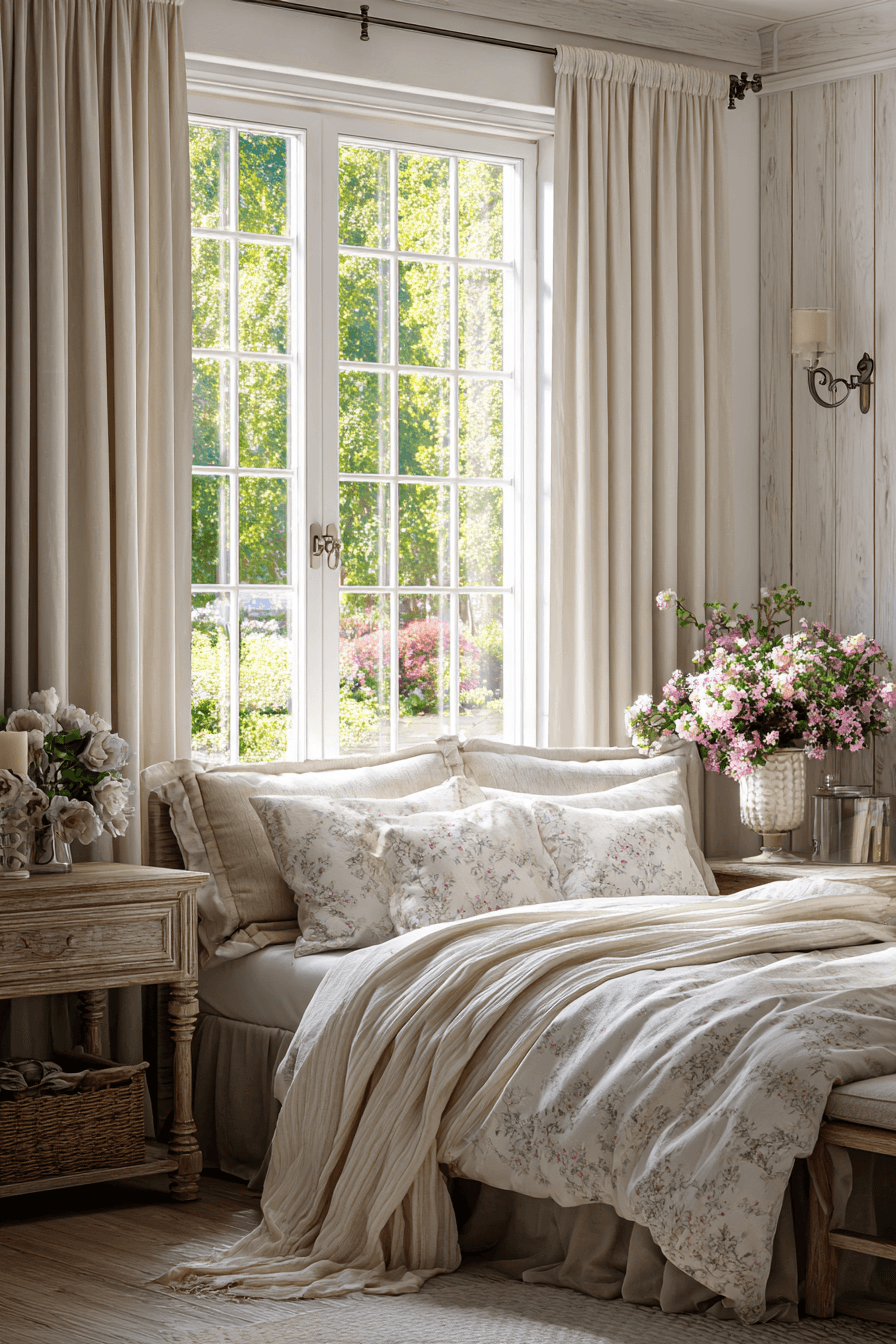 20 flowing linen window curtains