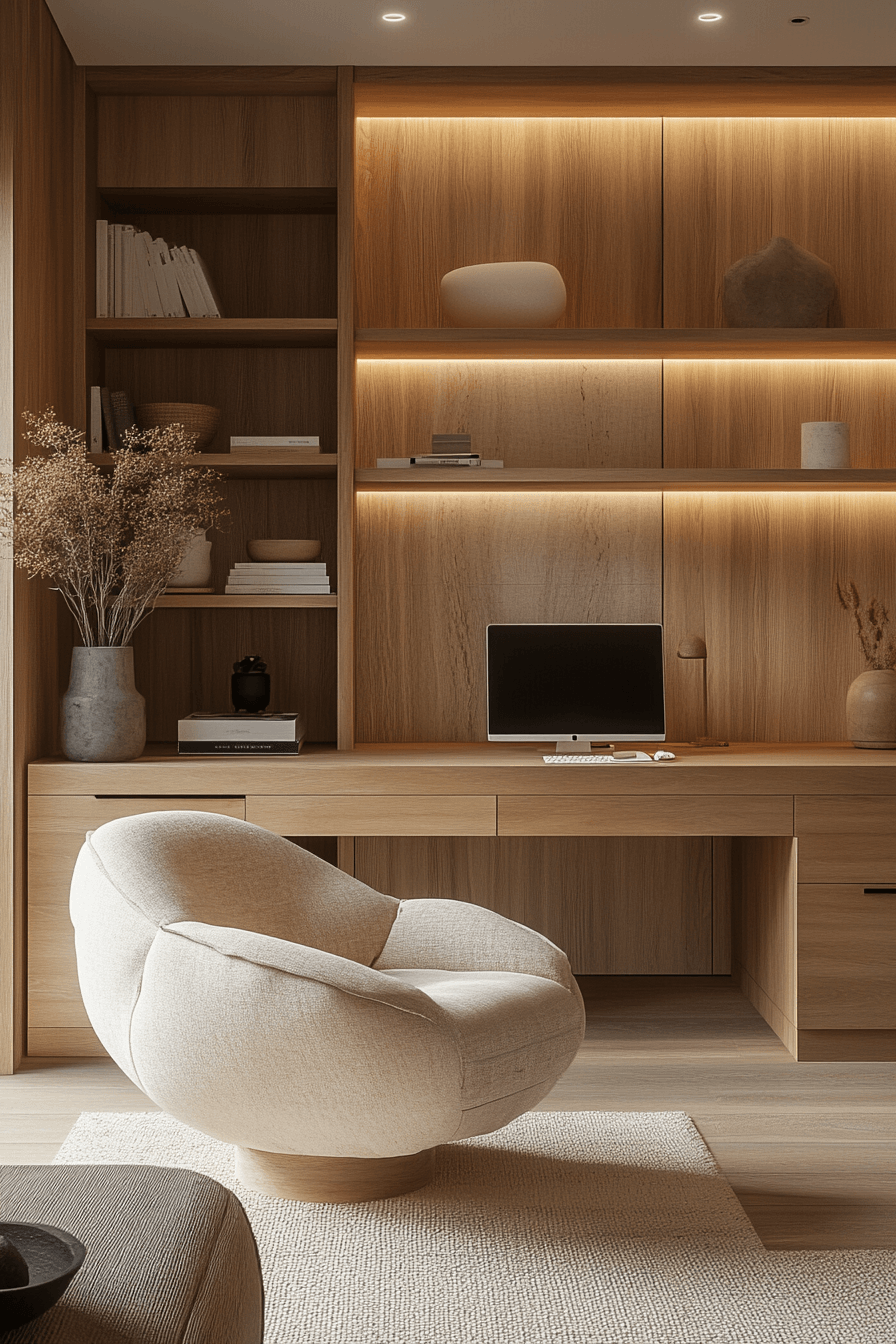 20 japandi serene focus space