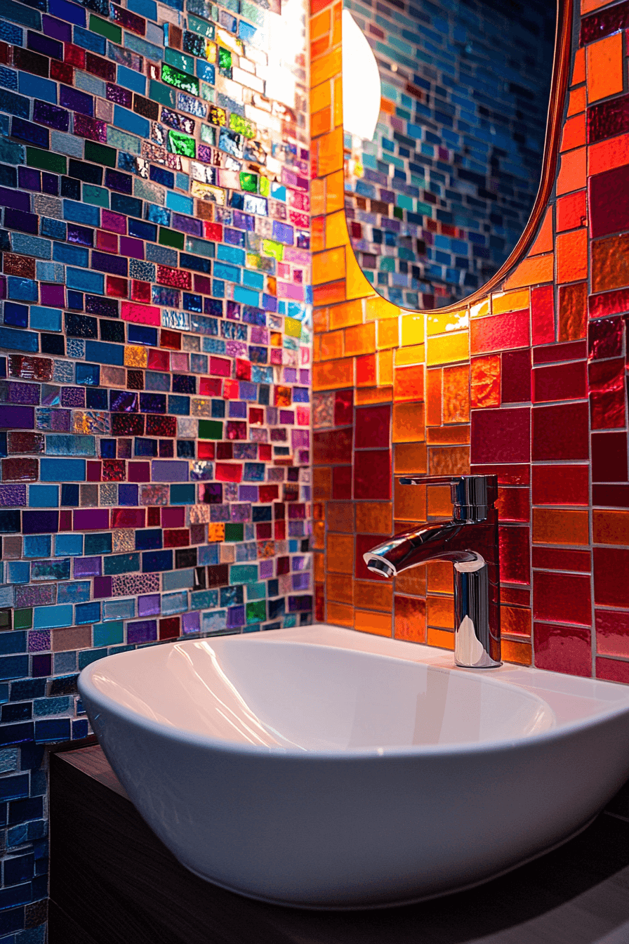 20 mosaic pattern bath pop