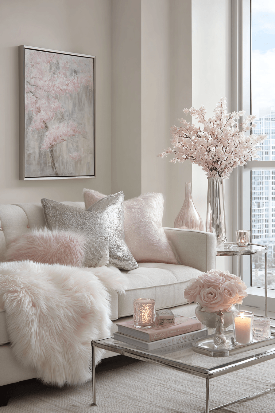 20 refined cozy living space