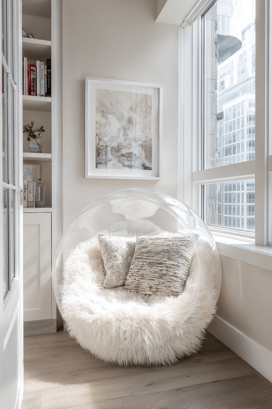 21 acrylic open clear corner