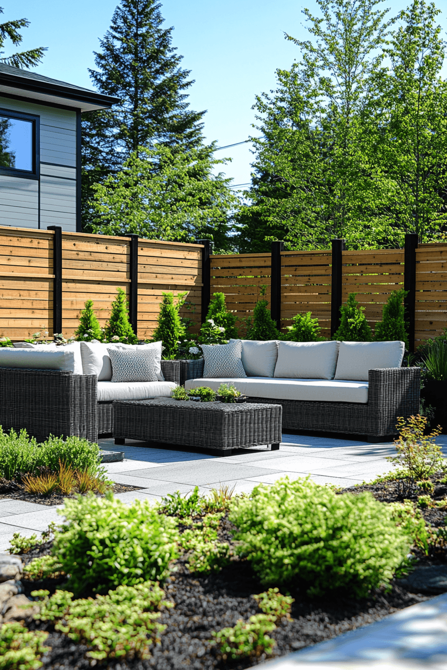 21 framed section fence layout