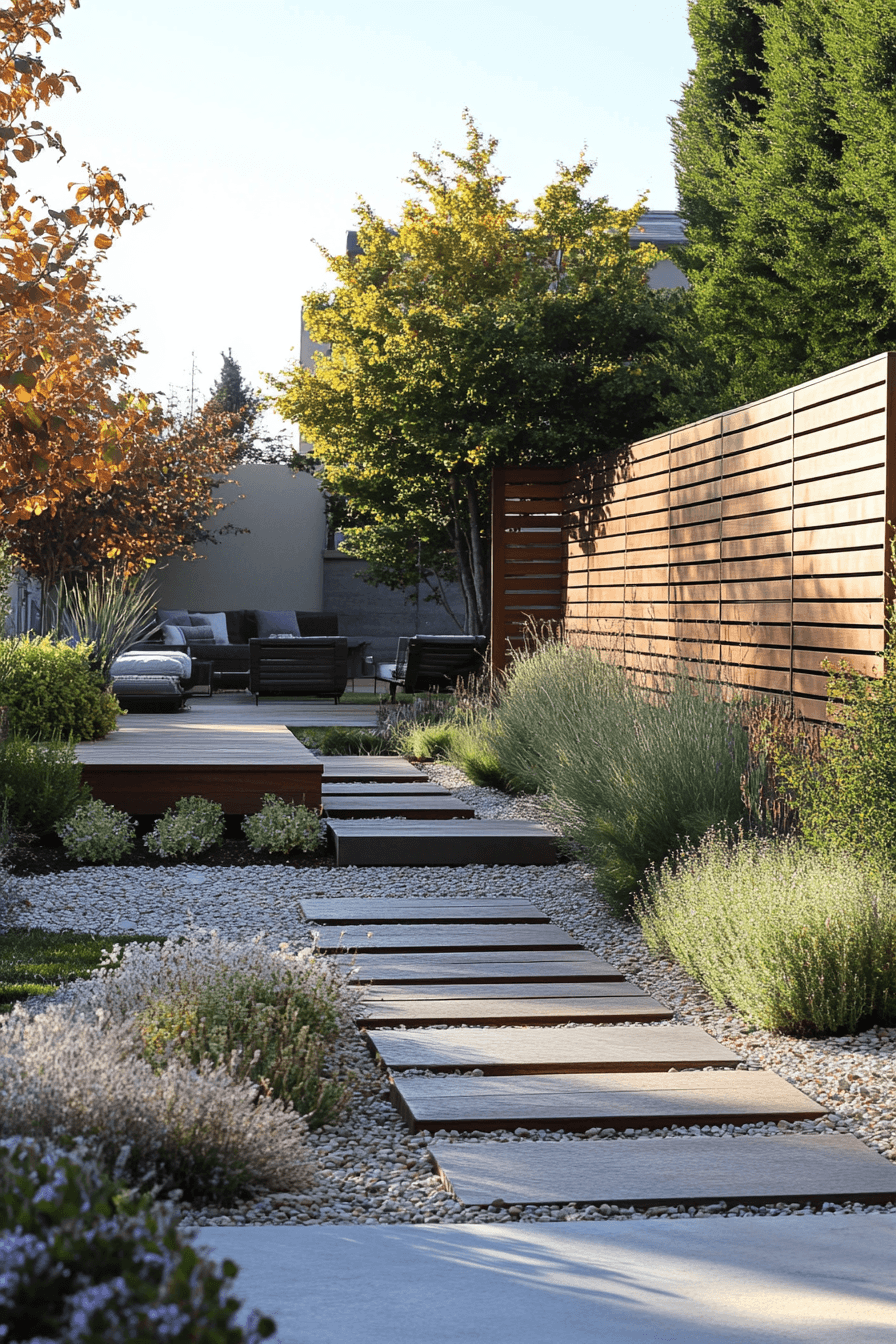 22 floating panel fence effect