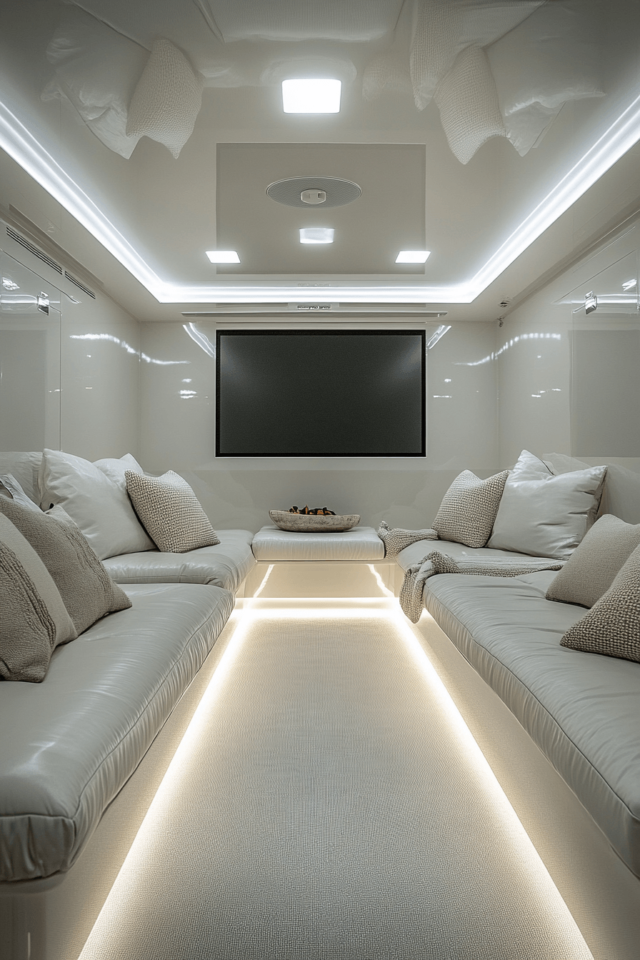 22 modern sleek basement design