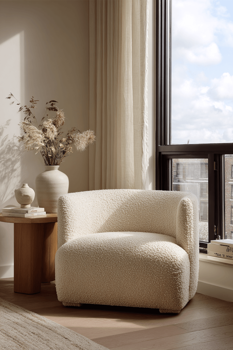 23 boucle soft plush haven