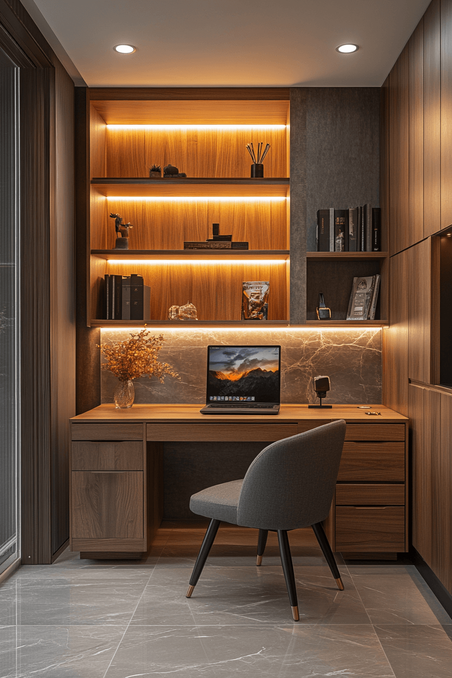 23 modern clean desk space